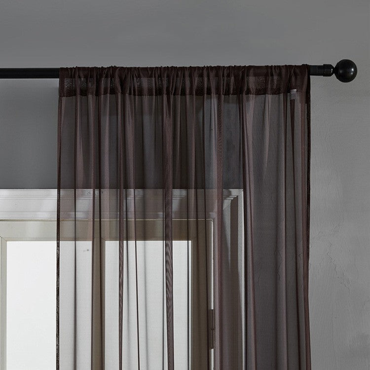 Modern Simple Cotton Linen Window Screen