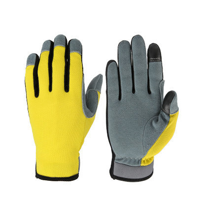 Deerskin Touchscreen Gardening Gloves