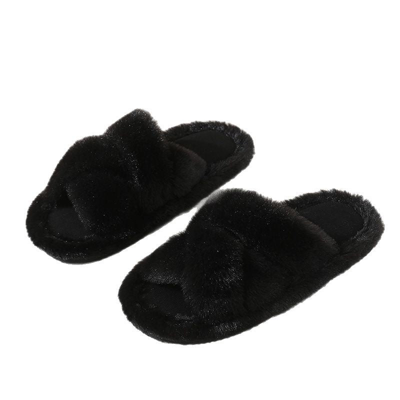 Velvet Slippers Women's Thick-soled Home