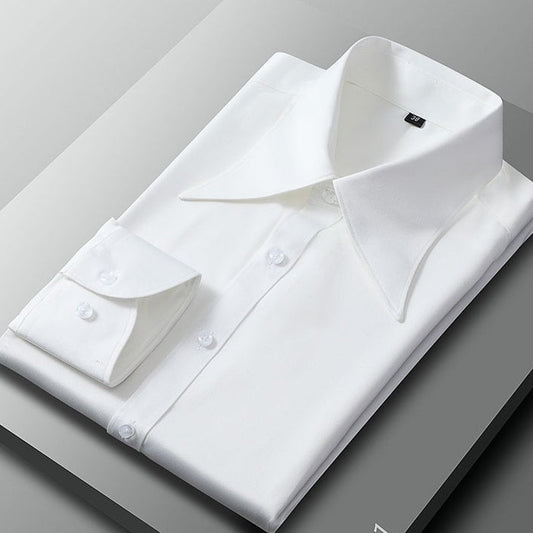 Men’s Long Sleeve Business Slim Shirt