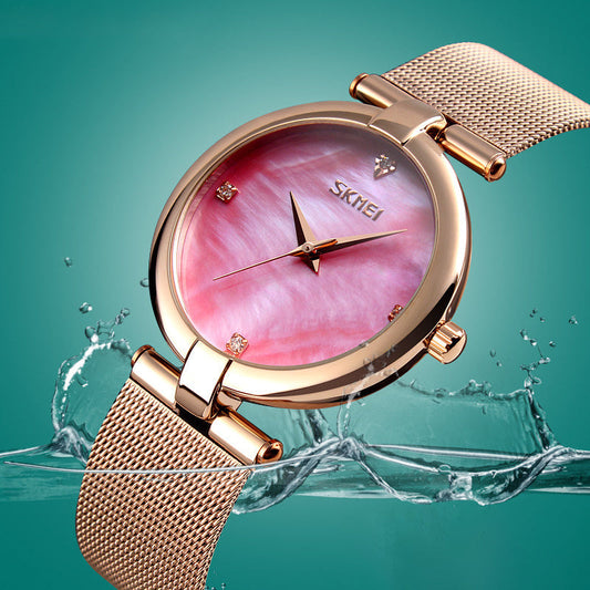 Ladies Elegant Waterproof Quartz Watch