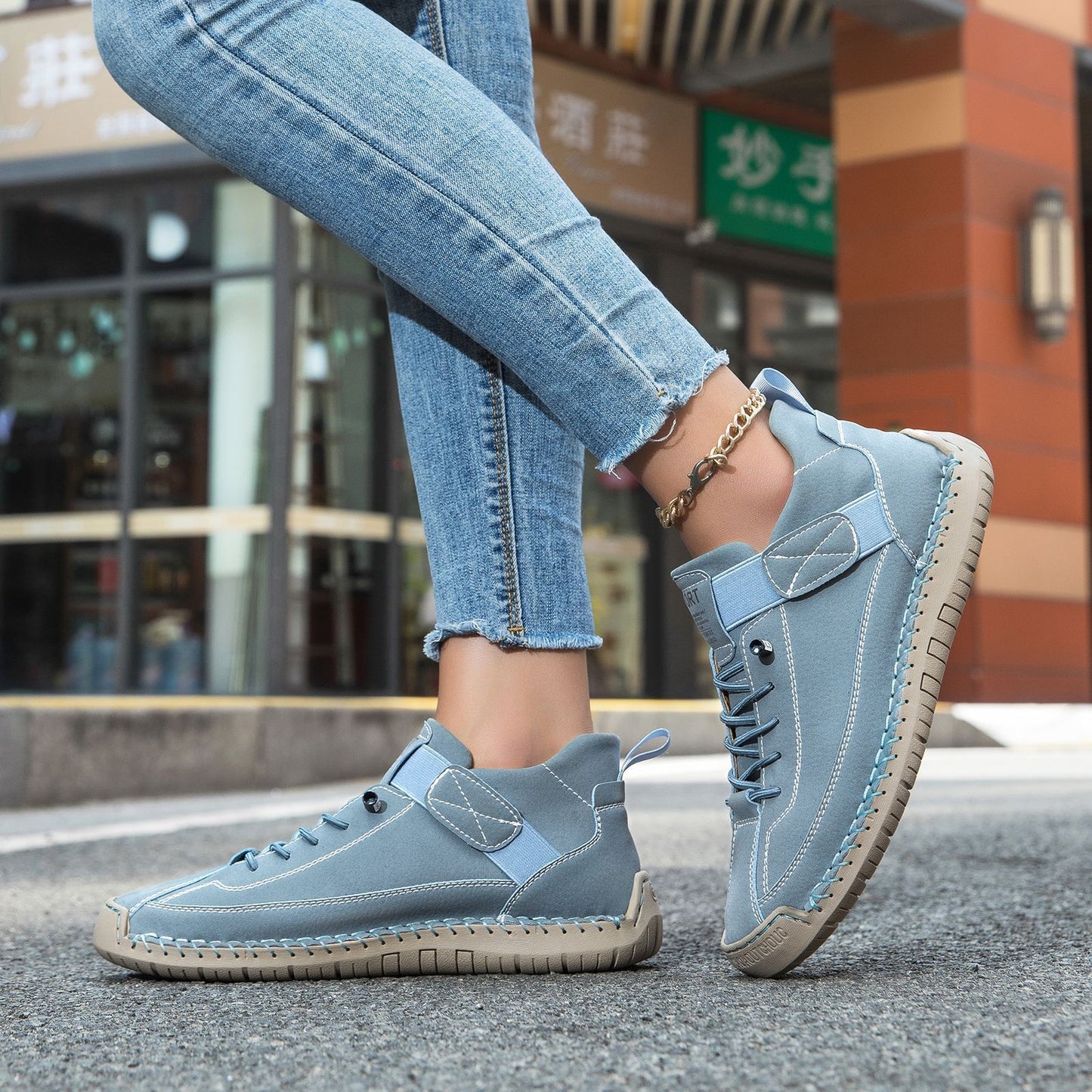 Leather Boots Casual Plus Size