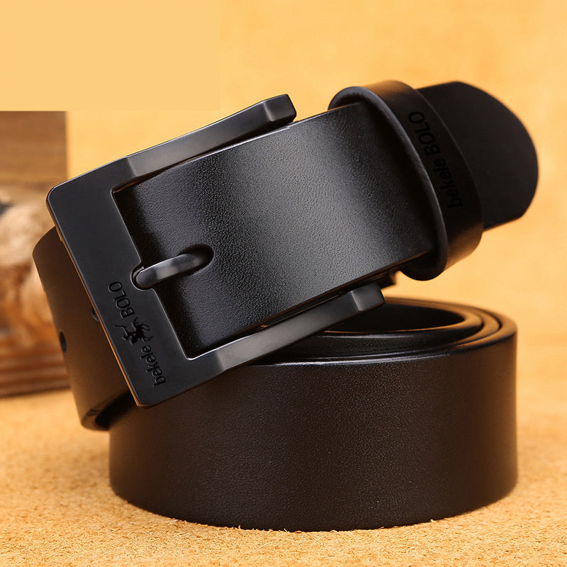 Simple Versatile Men's Pin Buckle Belt