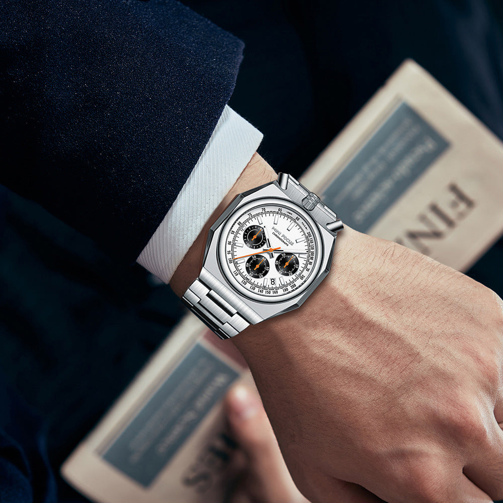 Men’s Steel Retro Quartz Watch