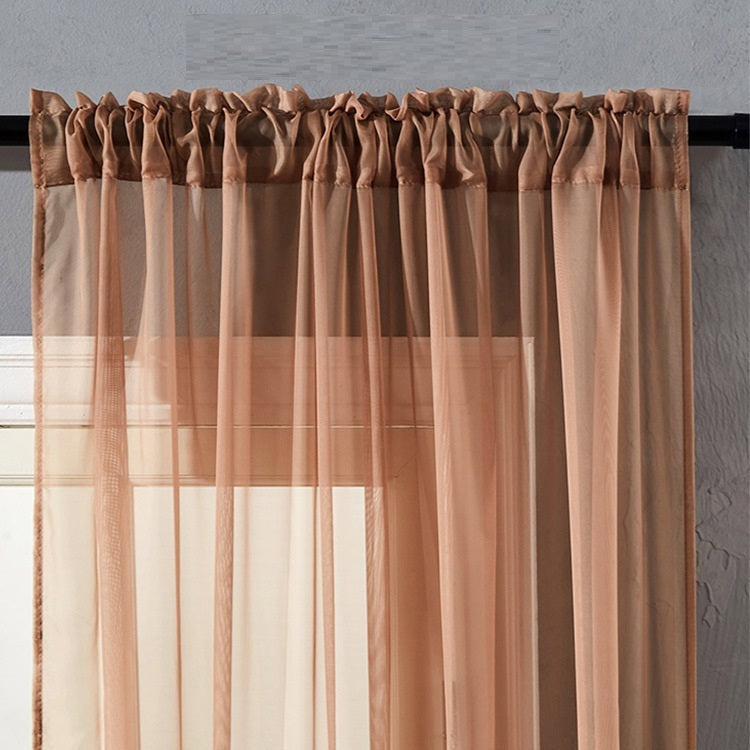 Modern Simple Cotton Linen Window Screen