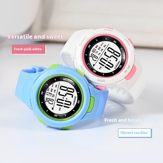 Fashion Luminous Waterproof PU Strap Watch