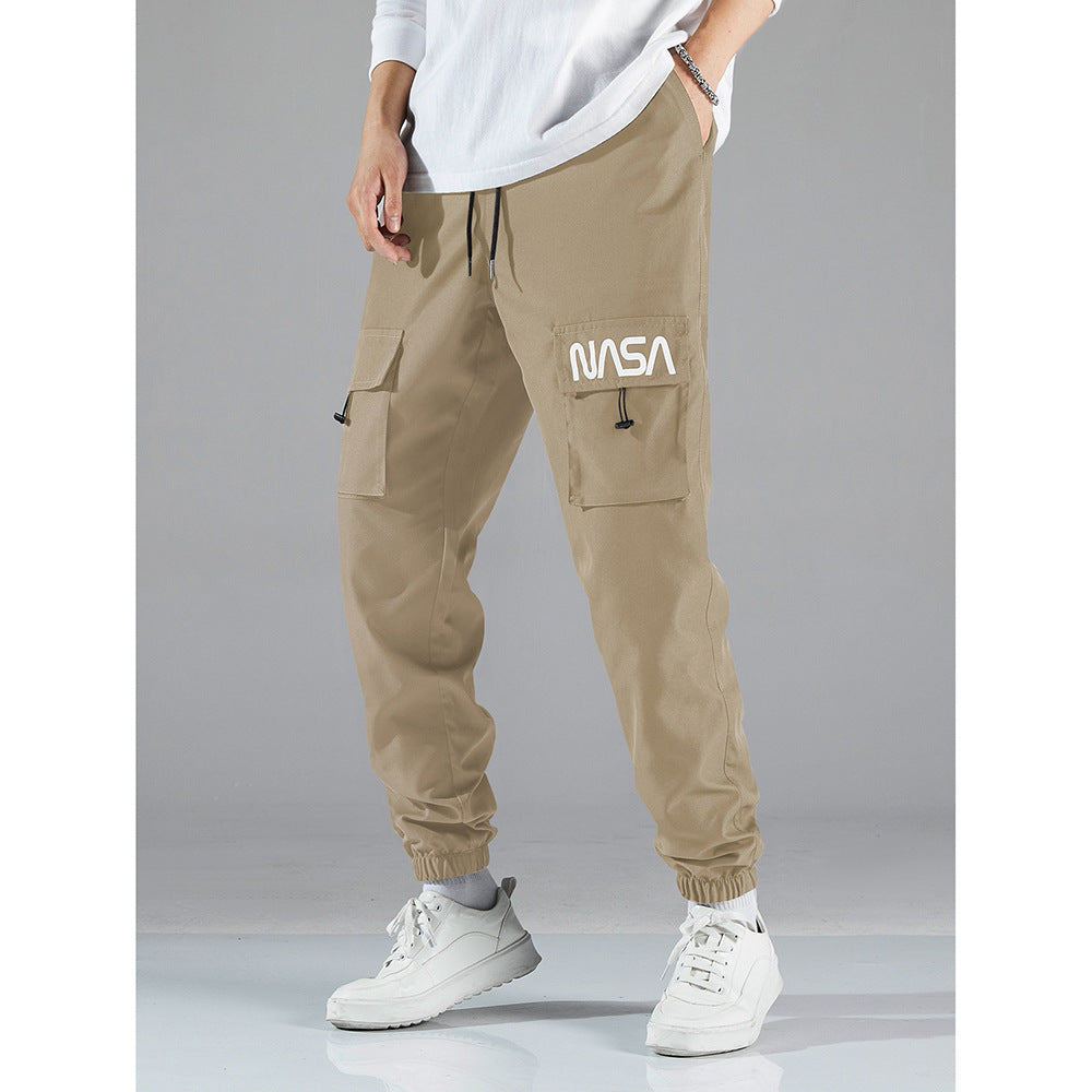 Straight Ankle Tied Wear-resistant Pants