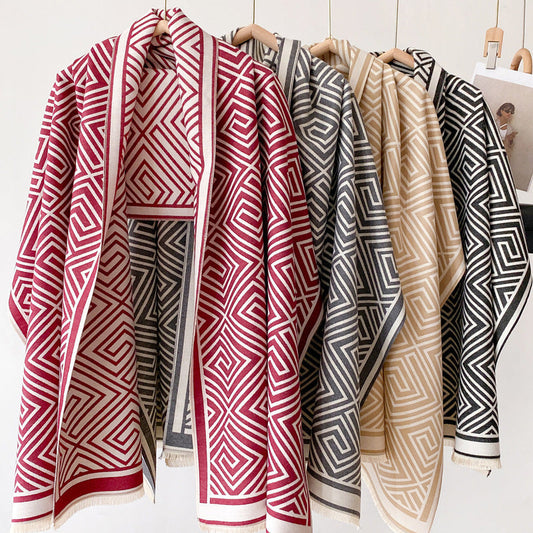 Warm Wool Office Cloak