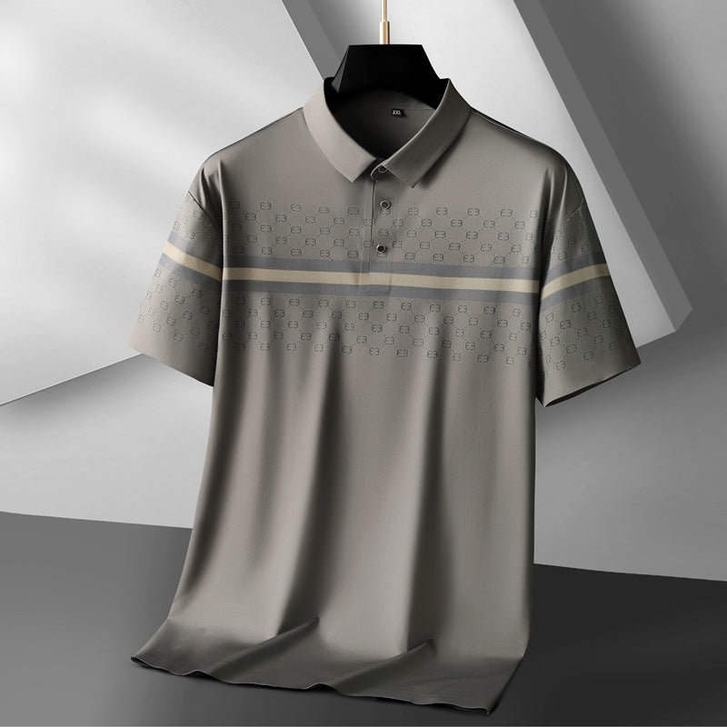 Business Men's Polo Printed Shirt