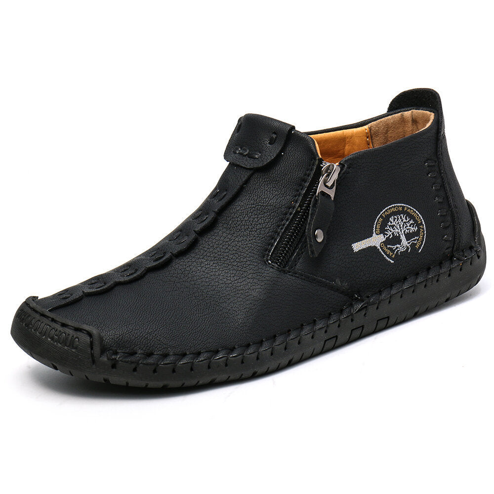 Men’s Zipper Ankle Hiking Boots