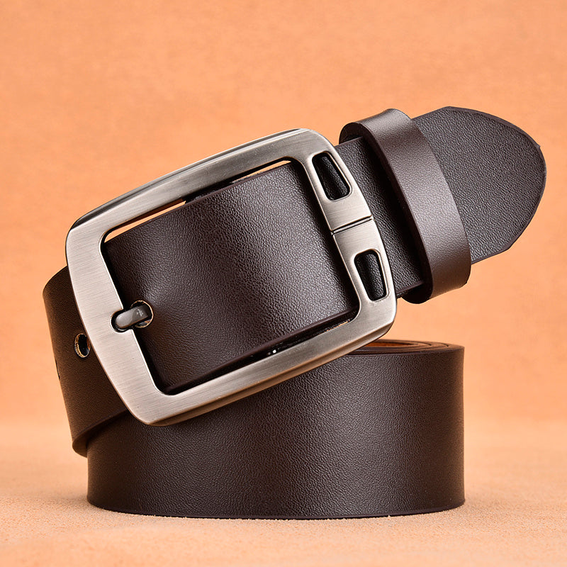Leather Pin Buckle Casual Belt