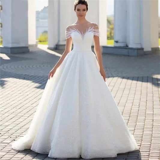 Romantic Off-Shoulder Bridal Look