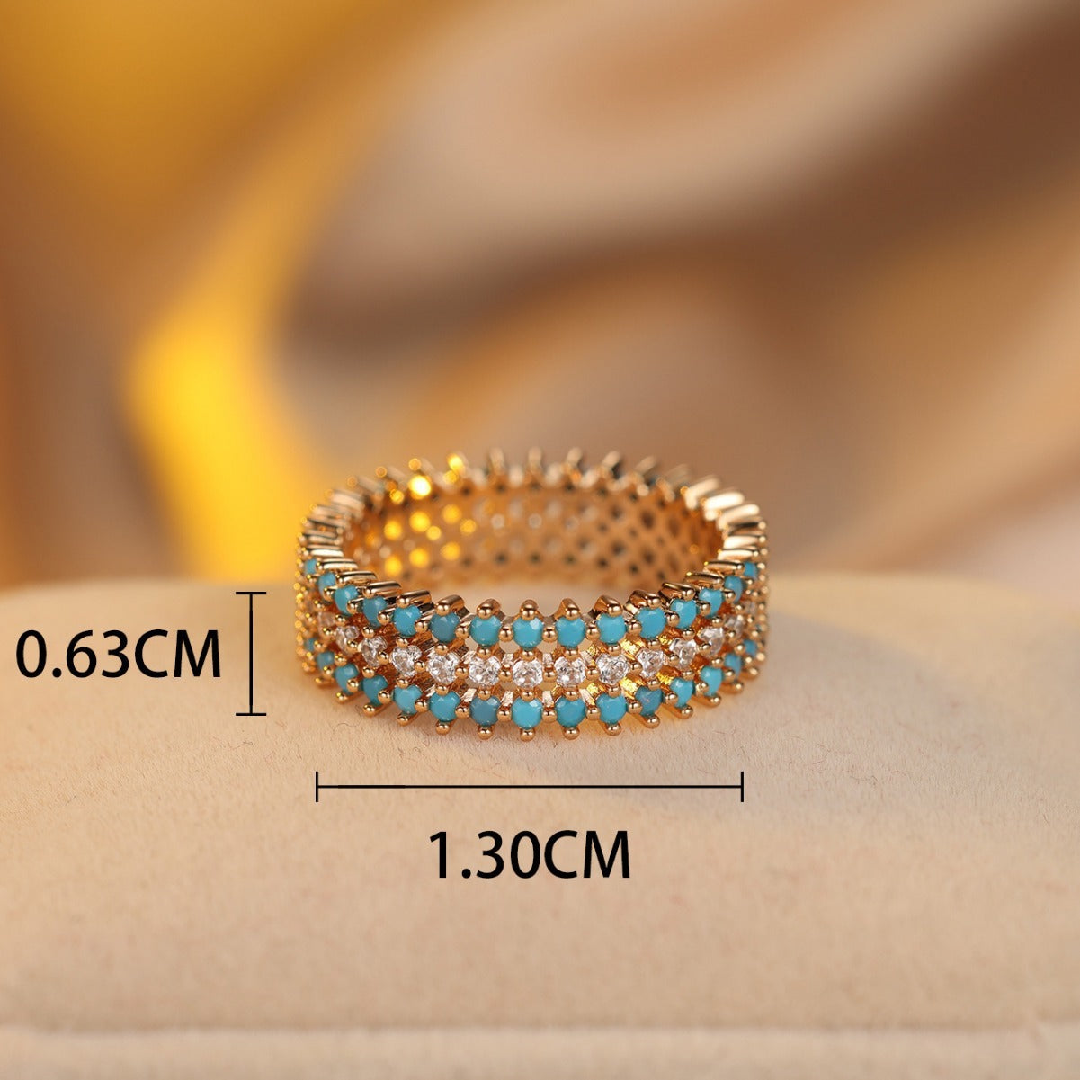Round Minimalist Full Circle Ring