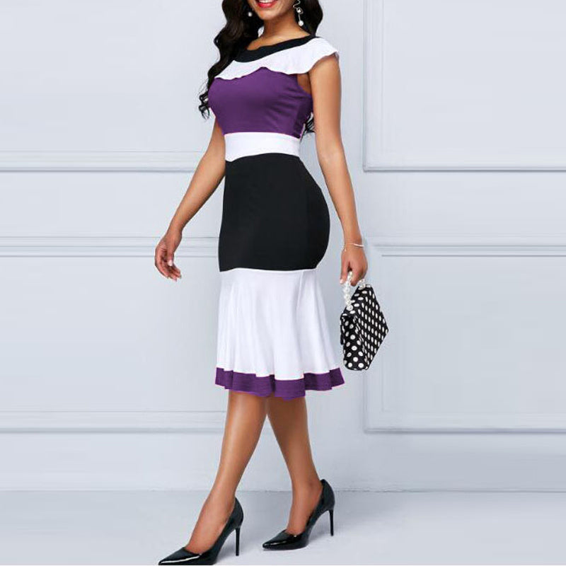 Chic Sleeveless Ruffled Dress