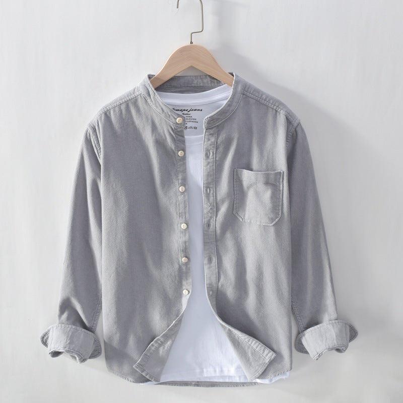 Men's Corduroy Long Sleeve Shirt