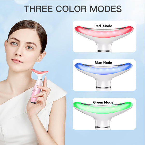 Facial & Neck Massager Device
