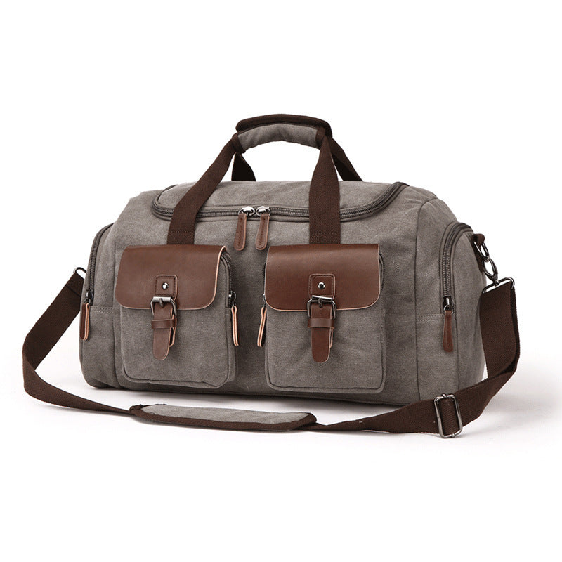 European American Style Canvas Travel Bag