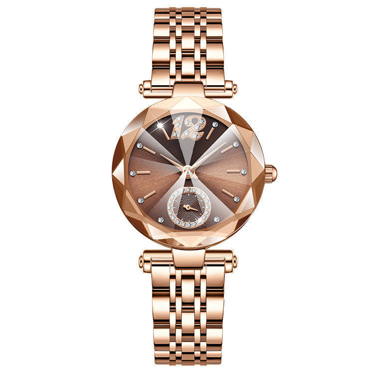 Women’s Fashion Diamond Gradient Glass Watch