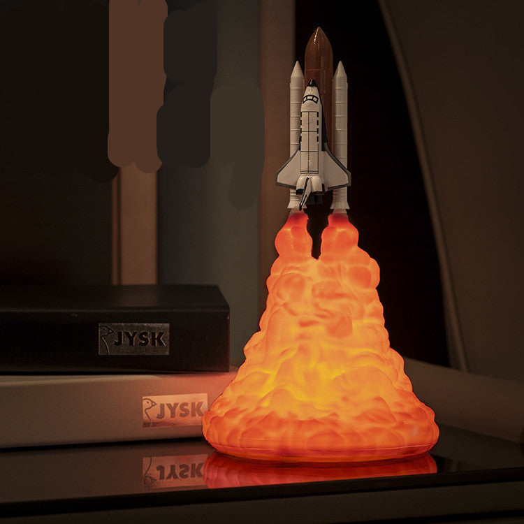 3D Rocket Space Shuttle Lamp