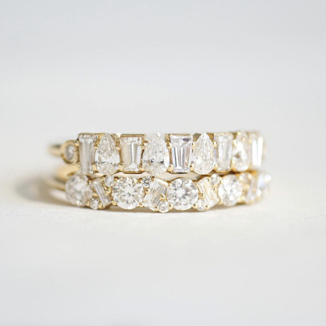 S925 Luxury White Diamond Ring