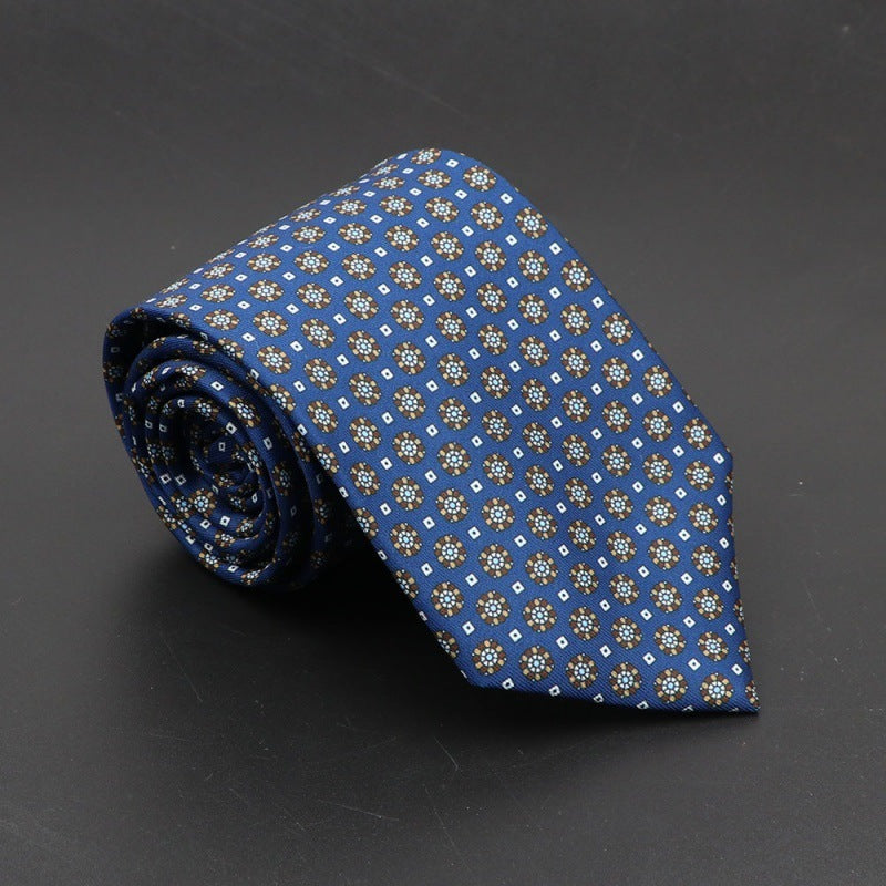Super Soft Bohemian Silk Tie Men’s Fashion 75mm Necktie