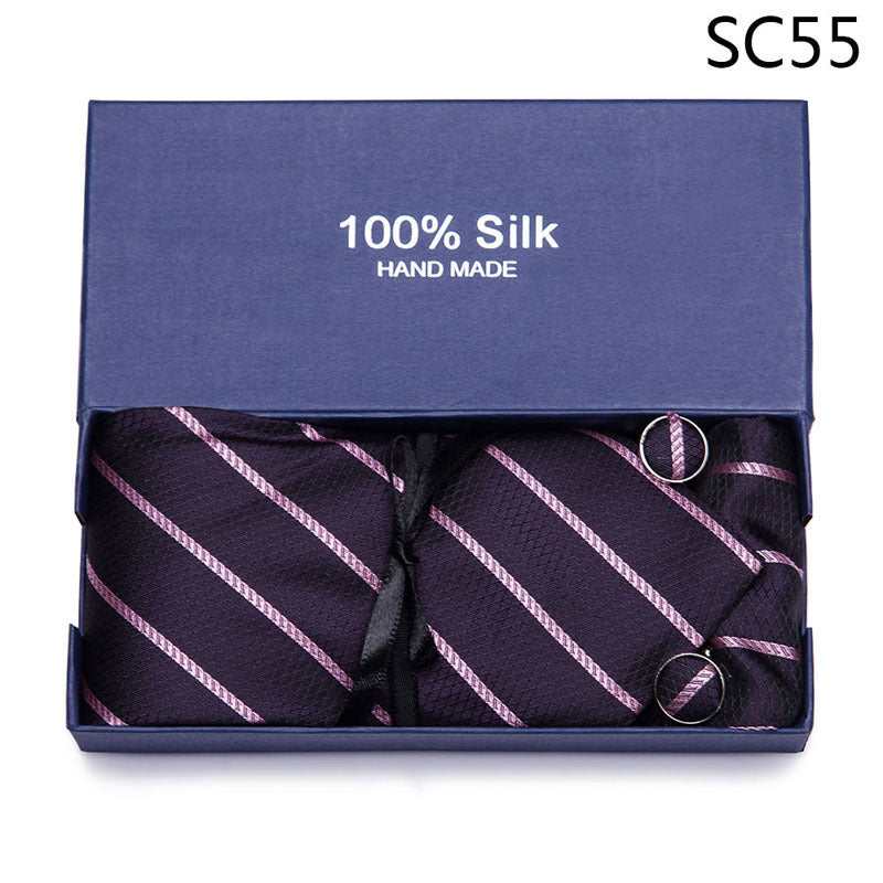 Men's Business Formal Tie Set