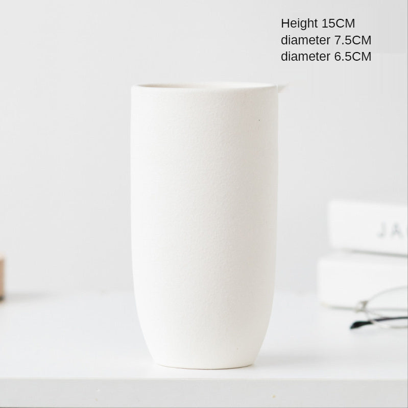 Retro Frosted Ceramic Vase