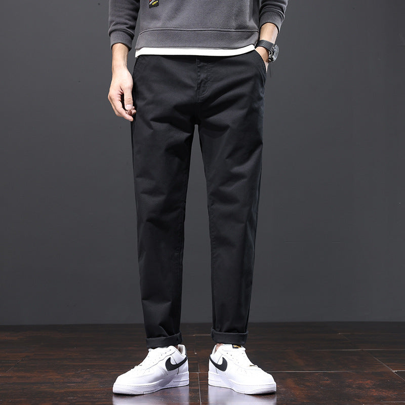 Plus Size Loose Straight Men's Pants