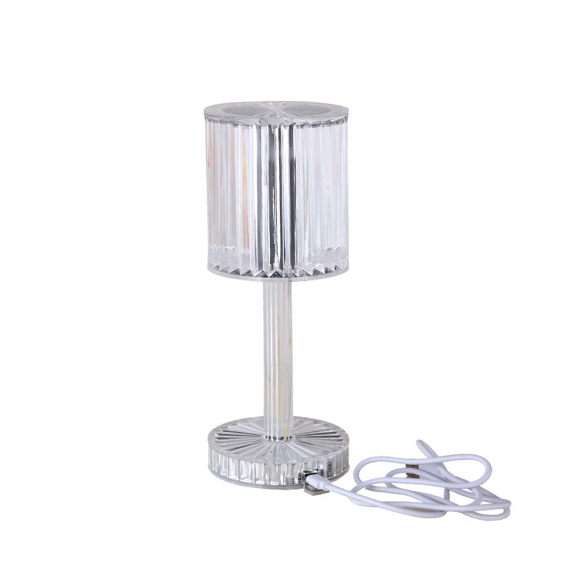 Crystal Diamond Table Lamp — Romantic LED Nightlight