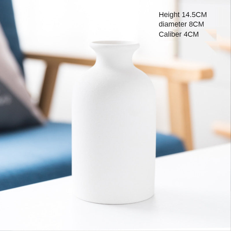 Retro Frosted Ceramic Vase