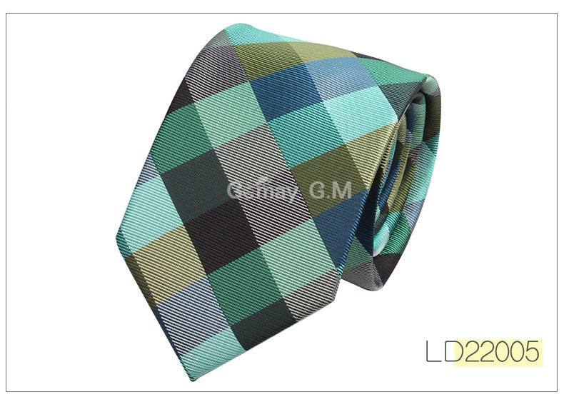 Plaid Ultra-Narrow 7cm Tie Men's Accessories