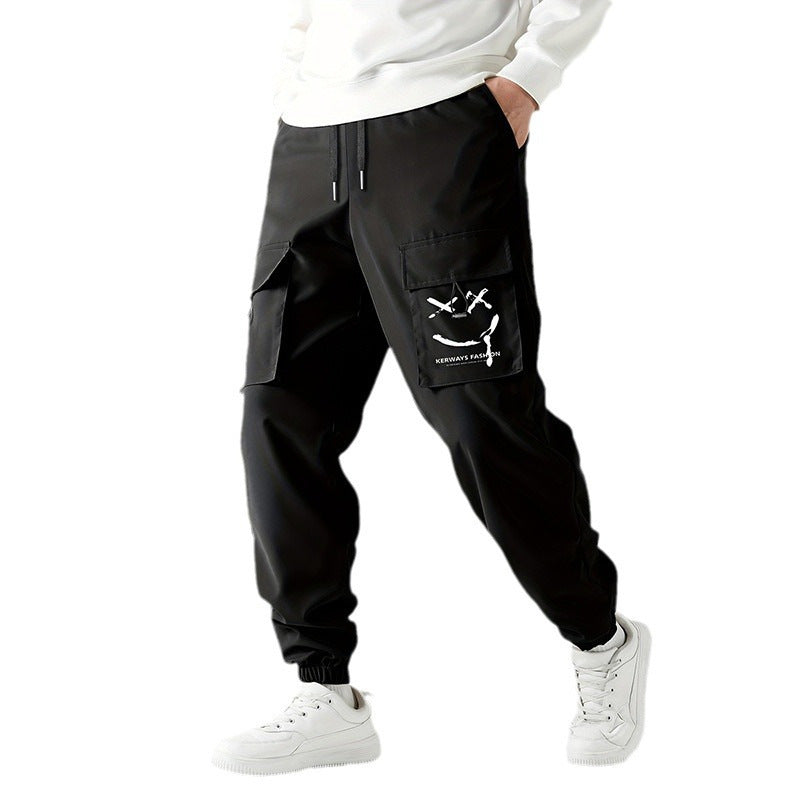 Straight Ankle Tied Wear-resistant Pants