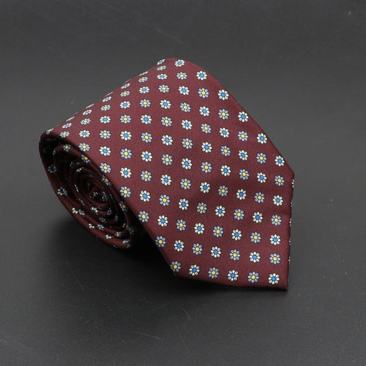 Super Soft Bohemian Silk Tie Men’s Fashion 75mm Necktie