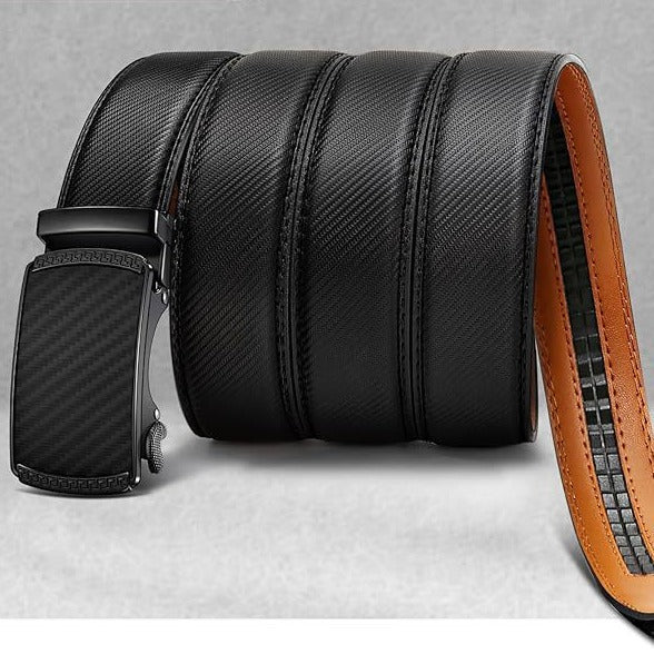 Versatile Cowhide Automatic Buckle Belt