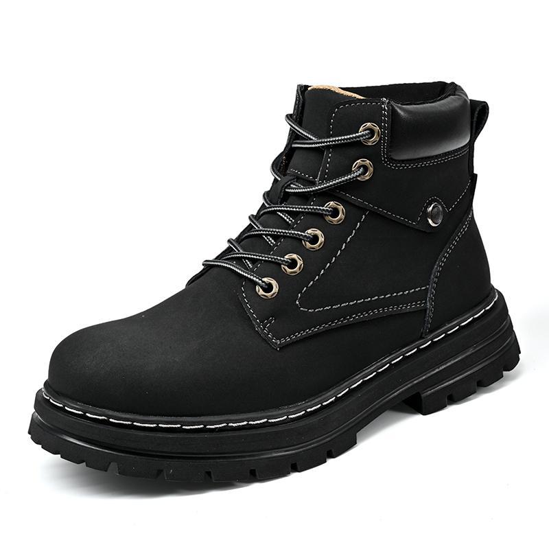 Men's Casual Plus Size Leather Boots
