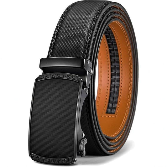 Versatile Cowhide Automatic Buckle Belt