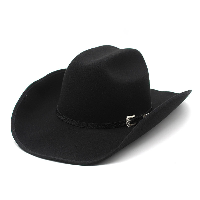 Punk Wide Brim Western Hat