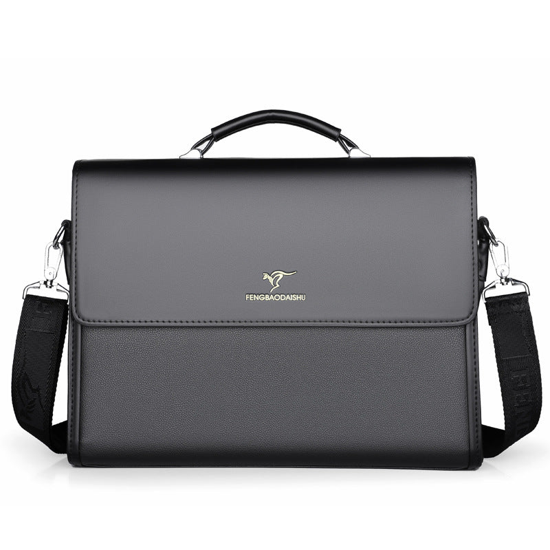 Men’s Horizontal Leather Briefcase