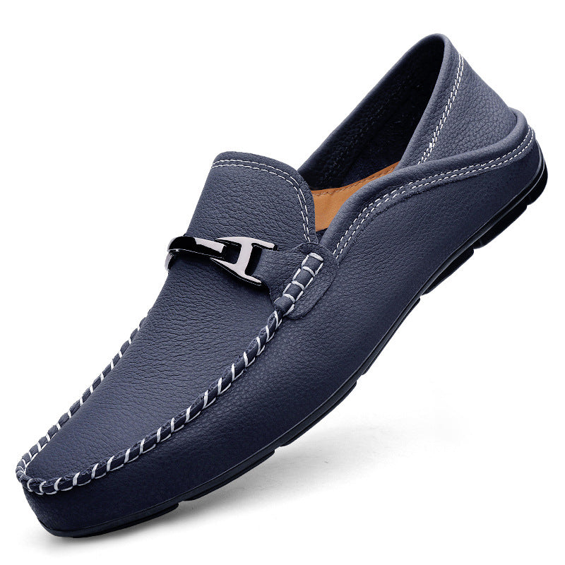 Extra Large Casual Leather Gommino Shoes