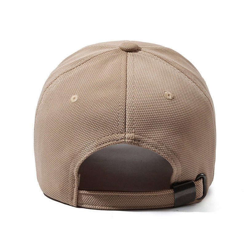Embroidered Letters Hard Crown Cap