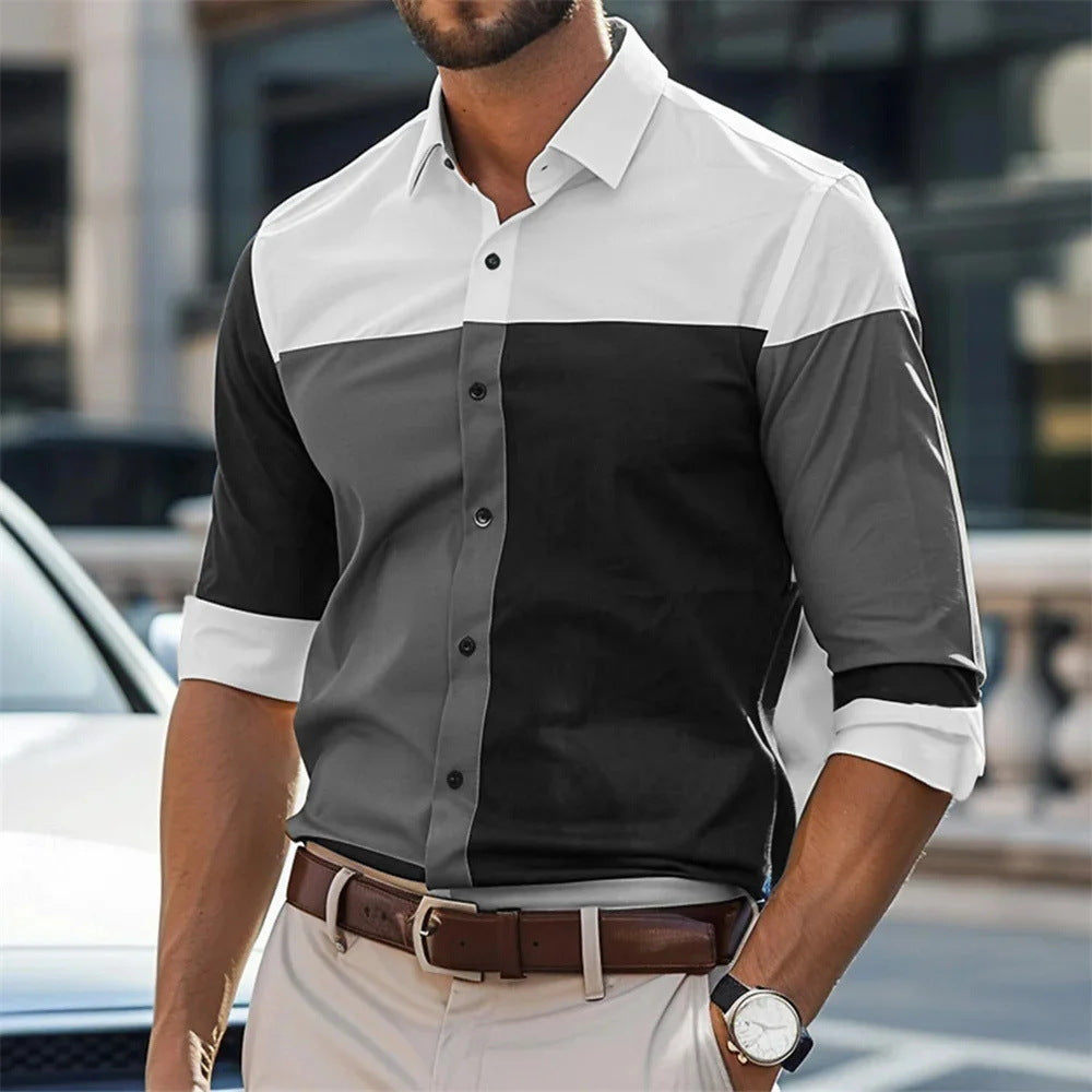 Men's Single Breasted Fashion Shirt