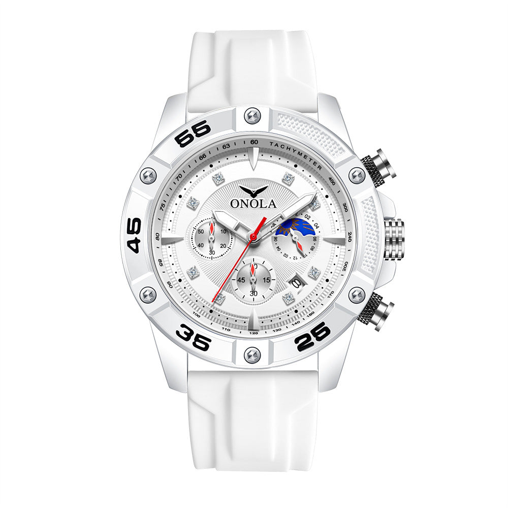 Multifunctional Waterproof Quartz Watch