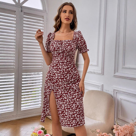 Elegant Summer Petal Dress
