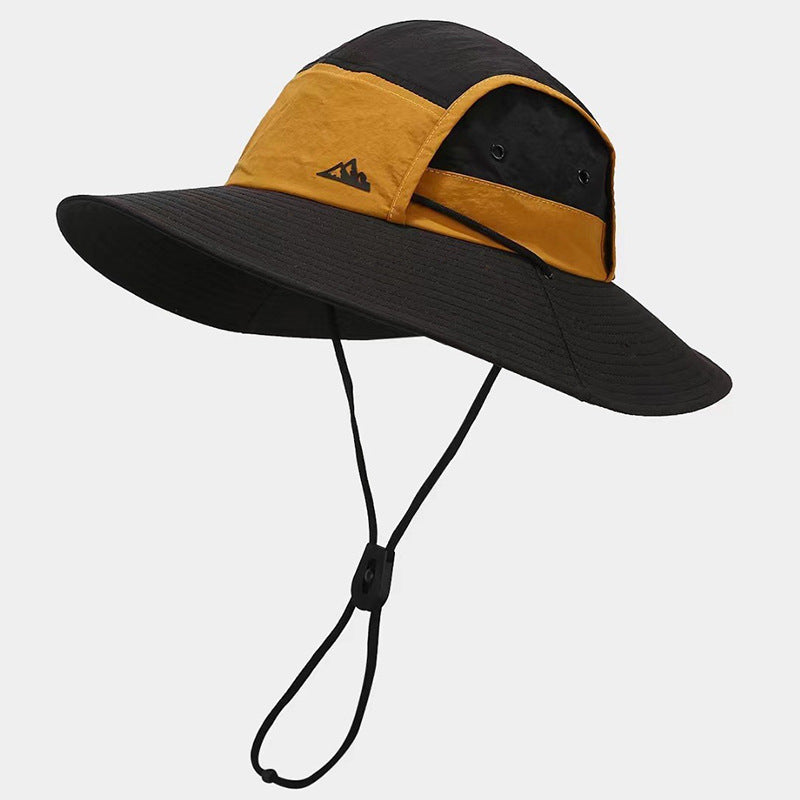 Men's Color Matching Outdoor Sun Protection Cap