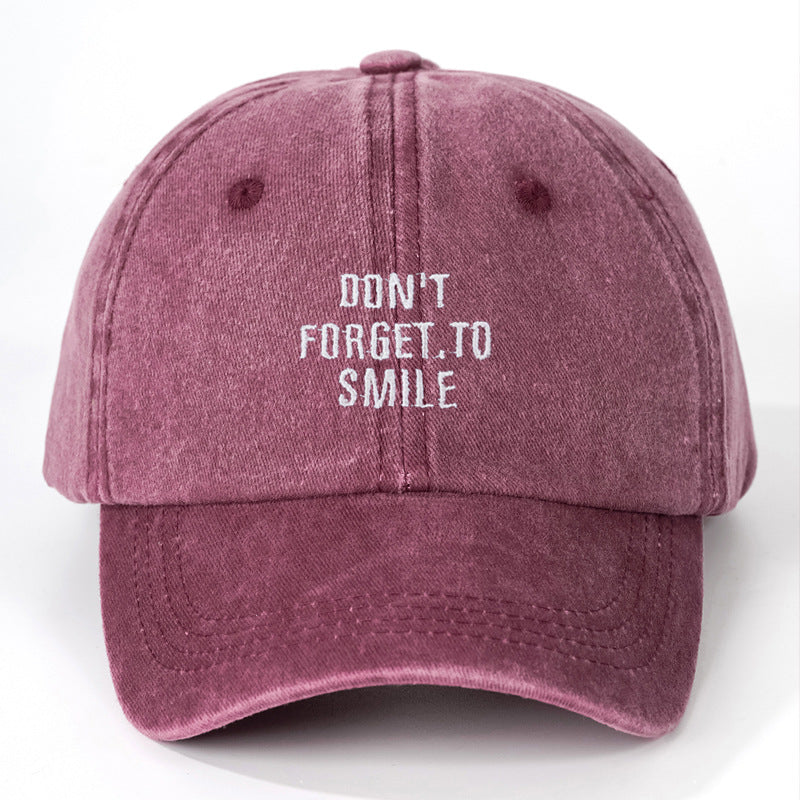 Washed Unisex Sun-proof Peaked Cap
