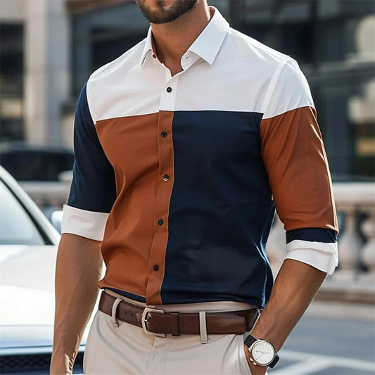 Men's Single Breasted Fashion Shirt