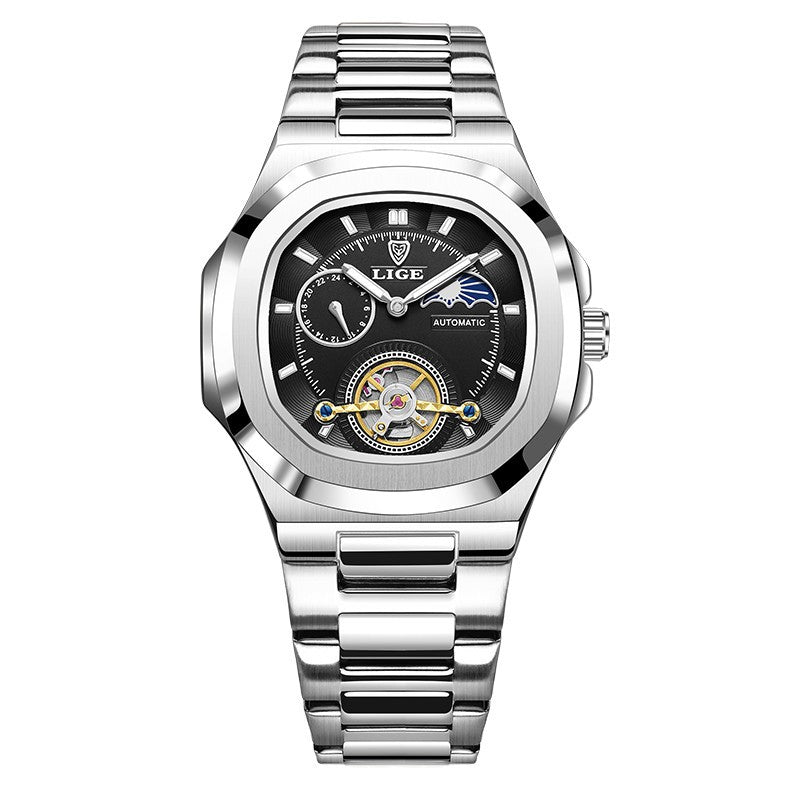 LIGE Men's Luxury Automatic Business Watch