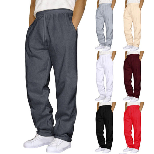 Unisex Fleece-Lined Thick Sweatpants
