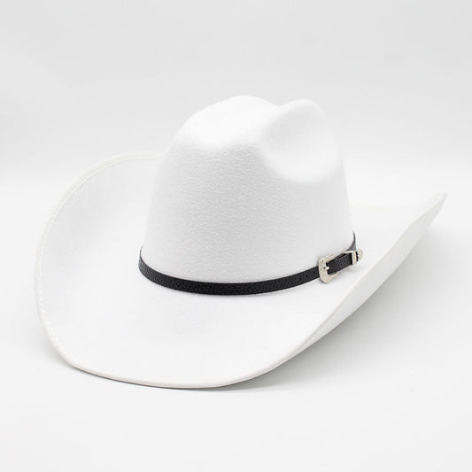 Punk Wide Brim Western Hat
