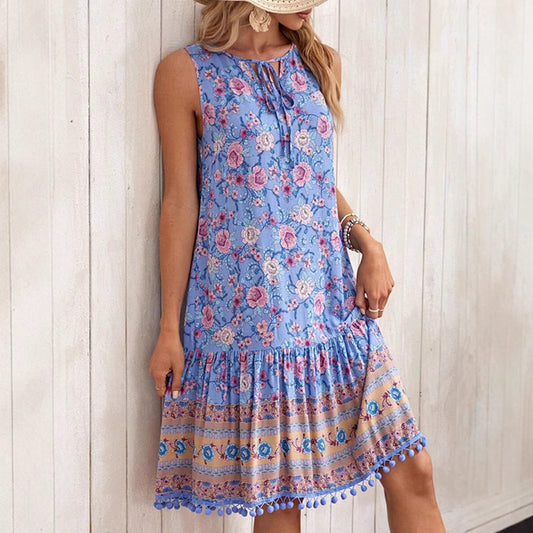 Bohemian Chic Rayon Dress